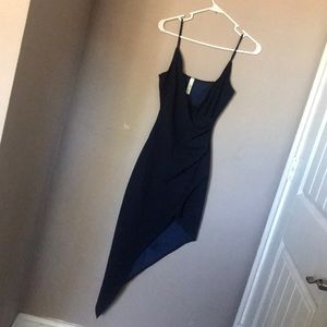 Gorgeous long navy blue dress